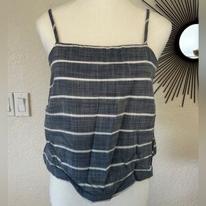 Universal Thread Navy and White Striped Camisole